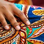 **

*   **Prompt:** Close-up shot of vibrant, high-quality Malaysian batik fabric. Soft, natural lighting. Focus on the intricate details of the design. Use depth of field to blur the background slightly, highlighting the texture and colors. Maybe a hint of someone’s hand gently touching the fabric. Instagram aesthetic.

**
